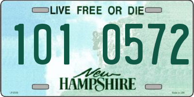 NH license plate 1010572