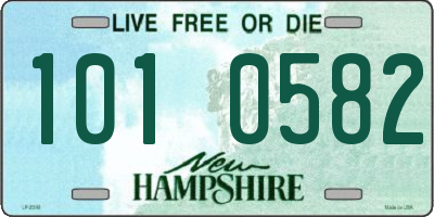 NH license plate 1010582