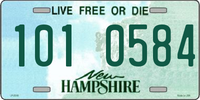 NH license plate 1010584