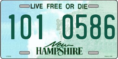 NH license plate 1010586