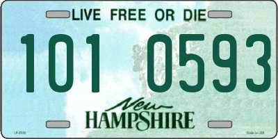 NH license plate 1010593