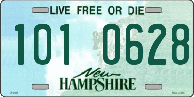 NH license plate 1010628