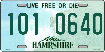 NH license plate 1010640