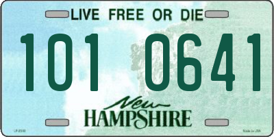 NH license plate 1010641