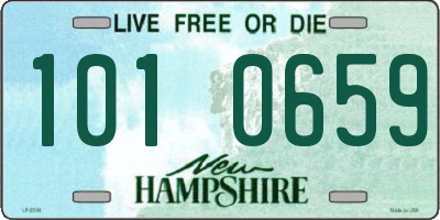 NH license plate 1010659