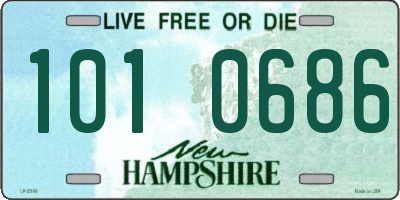 NH license plate 1010686