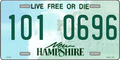 NH license plate 1010696