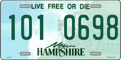 NH license plate 1010698