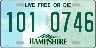 NH license plate 1010746