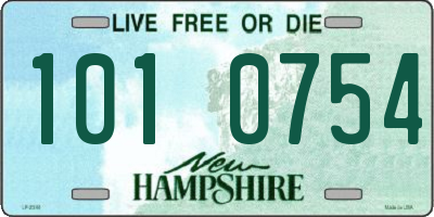 NH license plate 1010754