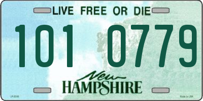 NH license plate 1010779