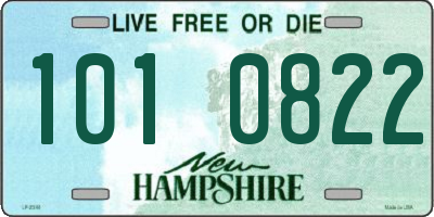 NH license plate 1010822