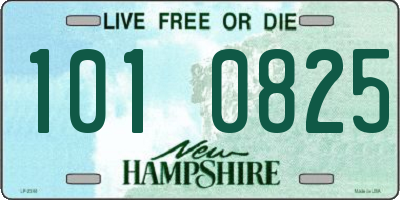 NH license plate 1010825