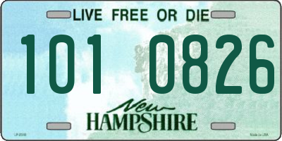 NH license plate 1010826