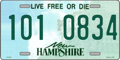 NH license plate 1010834