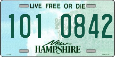 NH license plate 1010842