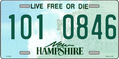 NH license plate 1010846