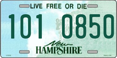 NH license plate 1010850