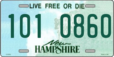 NH license plate 1010860