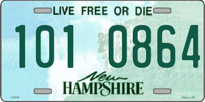 NH license plate 1010864