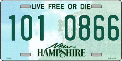 NH license plate 1010866