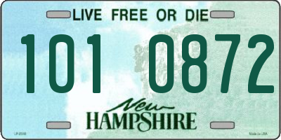 NH license plate 1010872