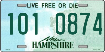 NH license plate 1010874