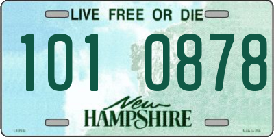 NH license plate 1010878