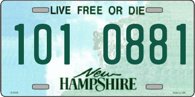 NH license plate 1010881