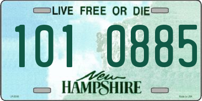 NH license plate 1010885