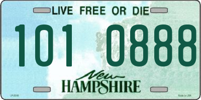 NH license plate 1010888