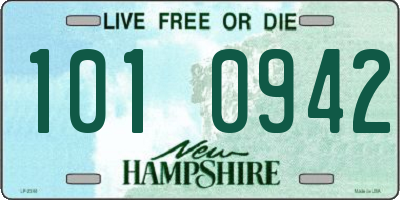 NH license plate 1010942