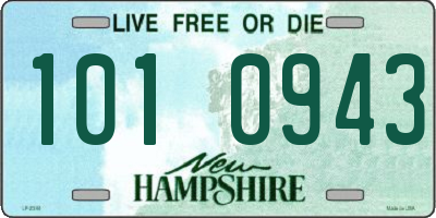 NH license plate 1010943