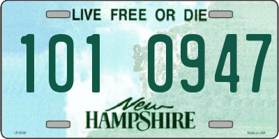 NH license plate 1010947