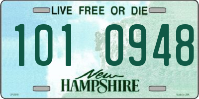 NH license plate 1010948