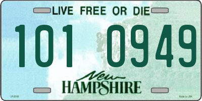 NH license plate 1010949