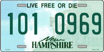 NH license plate 1010969