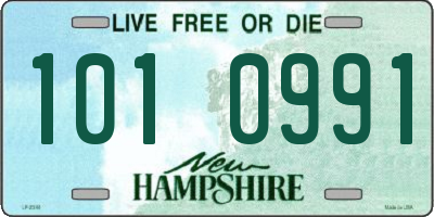 NH license plate 1010991