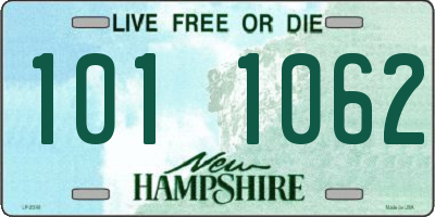 NH license plate 1011062