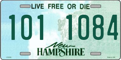 NH license plate 1011084