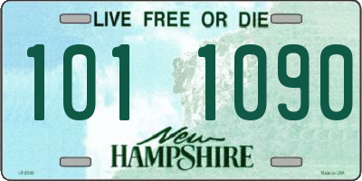 NH license plate 1011090