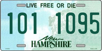 NH license plate 1011095