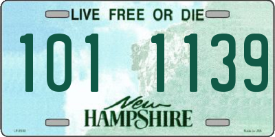 NH license plate 1011139