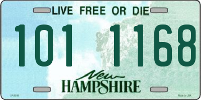 NH license plate 1011168