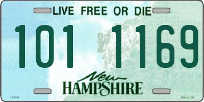 NH license plate 1011169