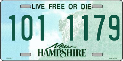 NH license plate 1011179