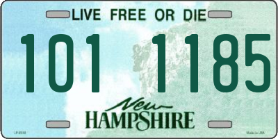 NH license plate 1011185