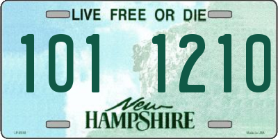 NH license plate 1011210