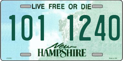 NH license plate 1011240