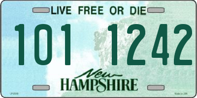 NH license plate 1011242